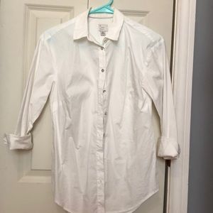 white button up shirt